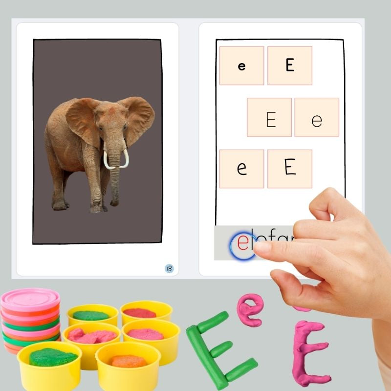 E is for Elephant: Alphabet Learning Book for Kindergarten & Preschool | Letter Recognition & Phonics