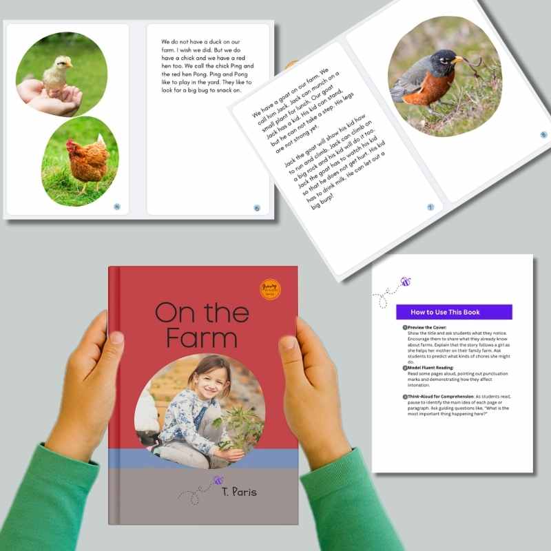 A Decodable Story for Early Readers: On the Farm