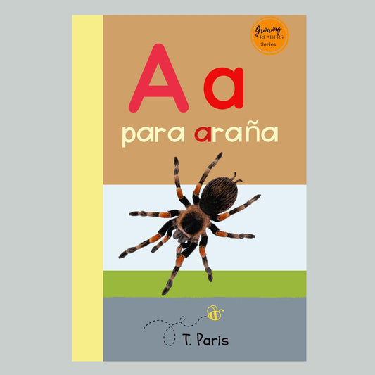 Spanish Phonics Book for Children – A para araña, Ages 3-6, Learn to Read