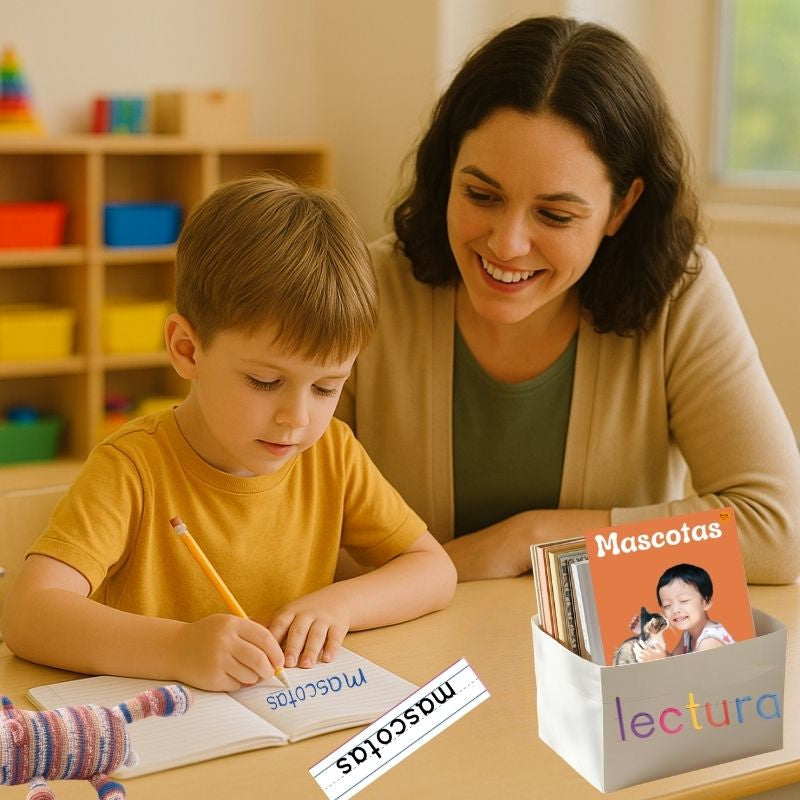 Decodable Spanish Book for Early Readers: Mascotas