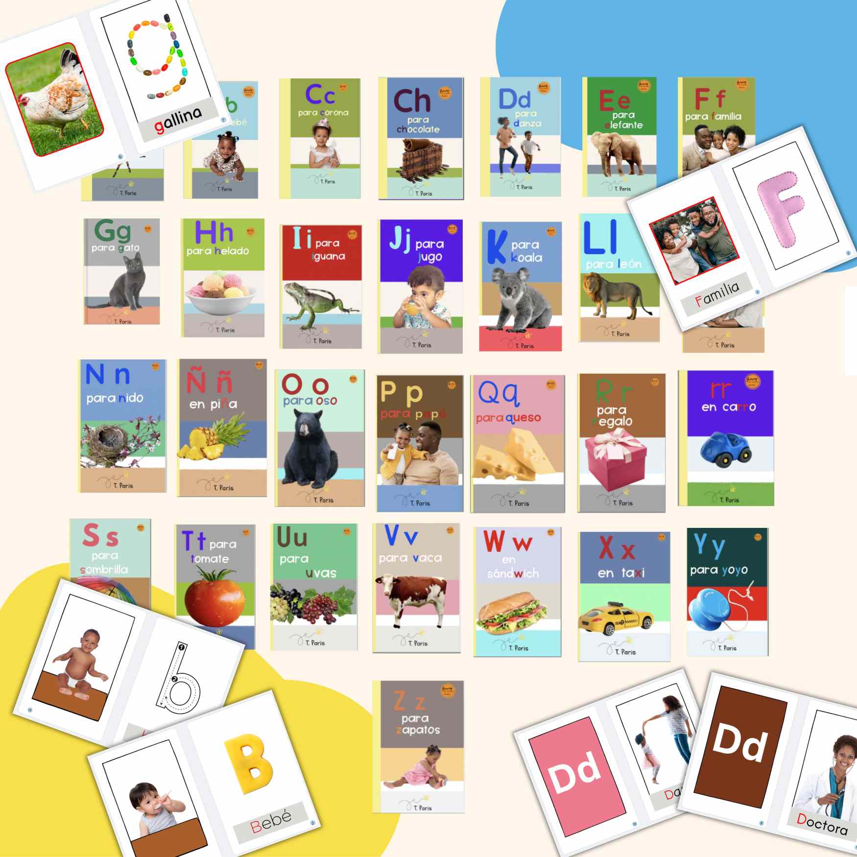 collection of spanish alphabet books for preschoolers