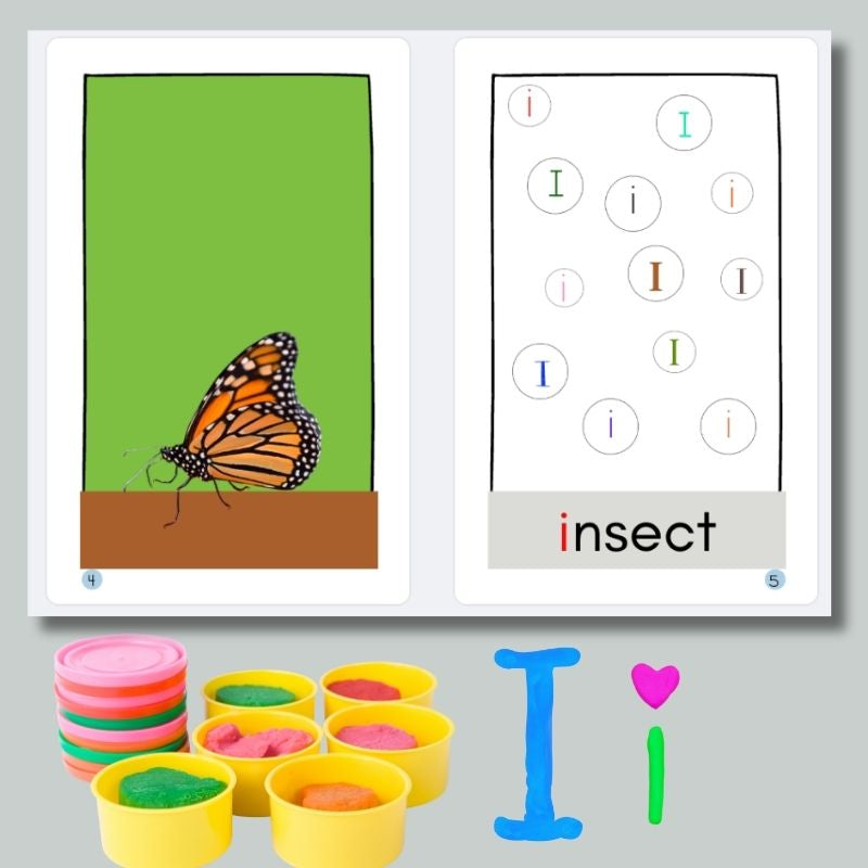 I is for Insect: Alphabet Learning Book for Kindergarten & Preschool | Letter Recognition & Phonics