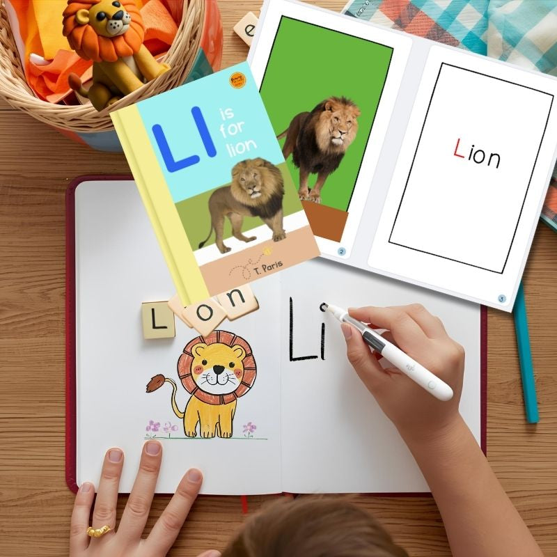 L is for Lion: Alphabet Learning Book for Kindergarten & Preschool | Letter Recognition & Phonics