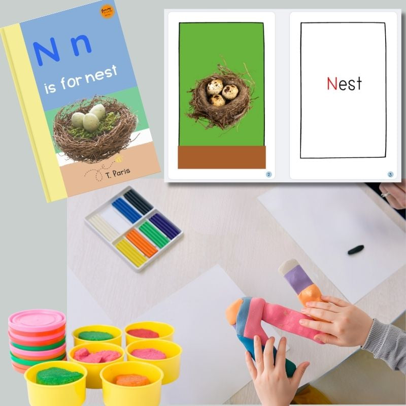 N is for Nest: Alphabet Learning Book for Kindergarten & Preschool | Letter Recognition & Phonics