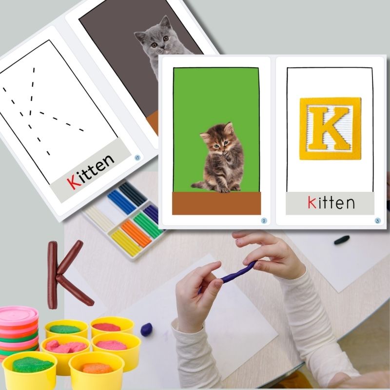 K is for Kitten: Alphabet Learning Book for Kindergarten & Preschool | Letter Recognition & Phonics