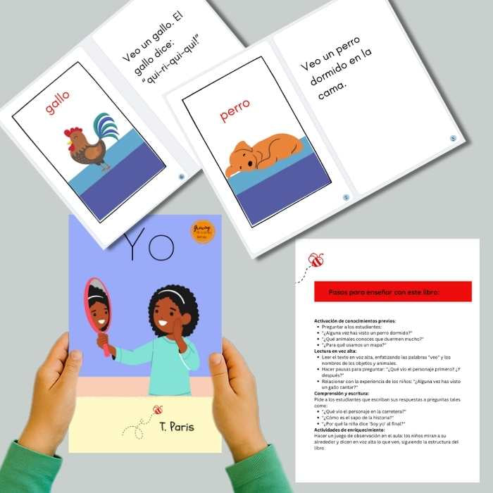 Yo: Libro Decodificable en Español | Mezcla y Segmentación de Sílabas para K-2