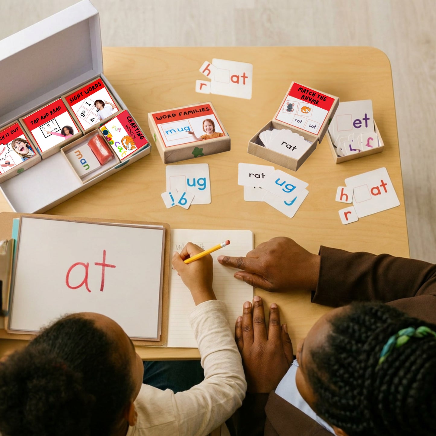 CVC Word Phonics Games for Kindergarten: Blending and Segmenting