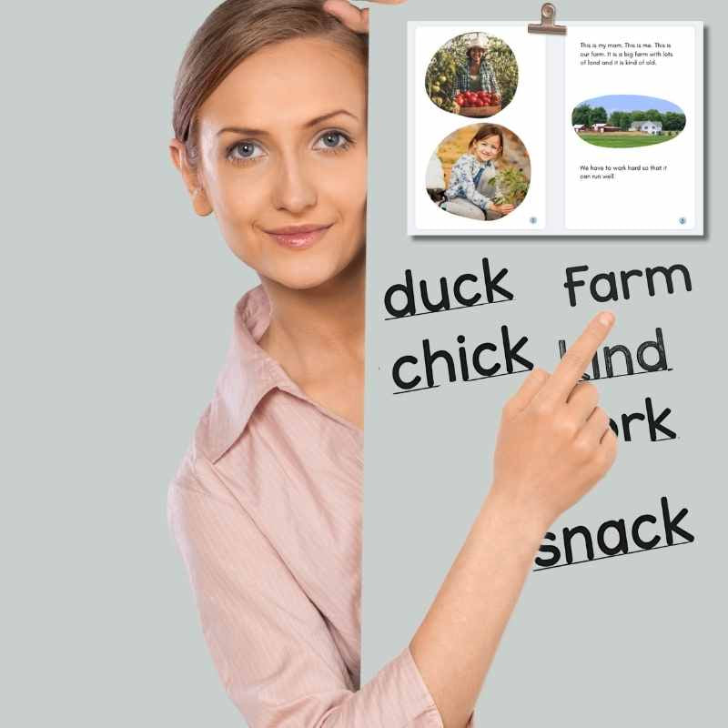 A Decodable Story for Early Readers: On the Farm